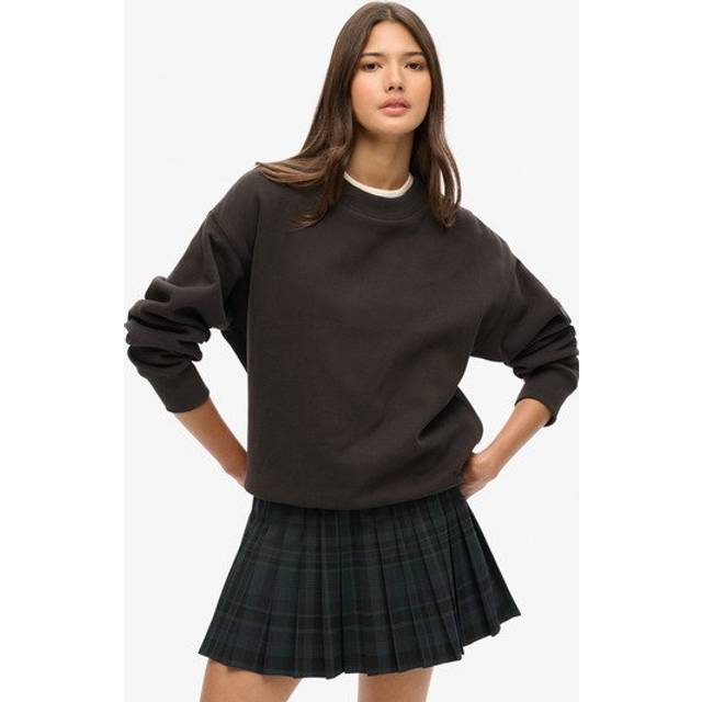 Superdry for woman. W7210208A Black plaid pleated mini skirt (XS), Casual, Polyester