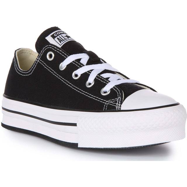 Kids Chuck Taylor All Star Eva Lift Canvas Trainers - Black - 36 (3.5)
