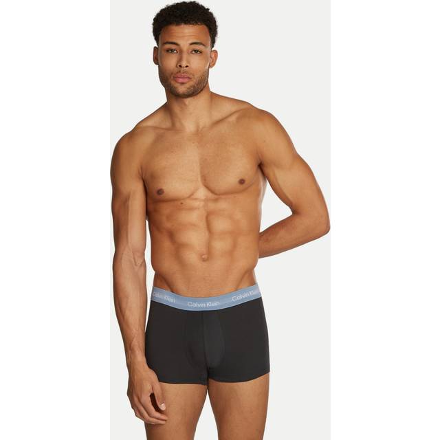 Calvin Klein Three-Pack Cotton-Jersey Low Rise Trunks - S - Multi