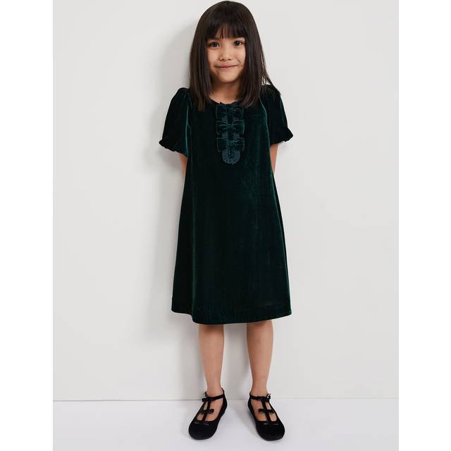 Phase Eight Women's Beatrice Dark Green Velvet Swing Dress - 5/6