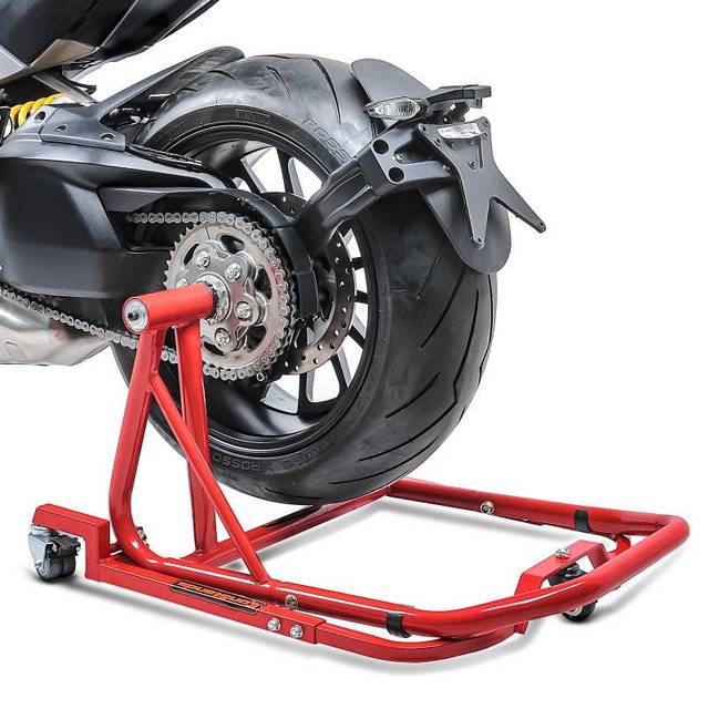 Rangierhilfe passend für MV Agusta F4 1000 RR 12-18 Montageständer ConStands Single Mover Rot - rot