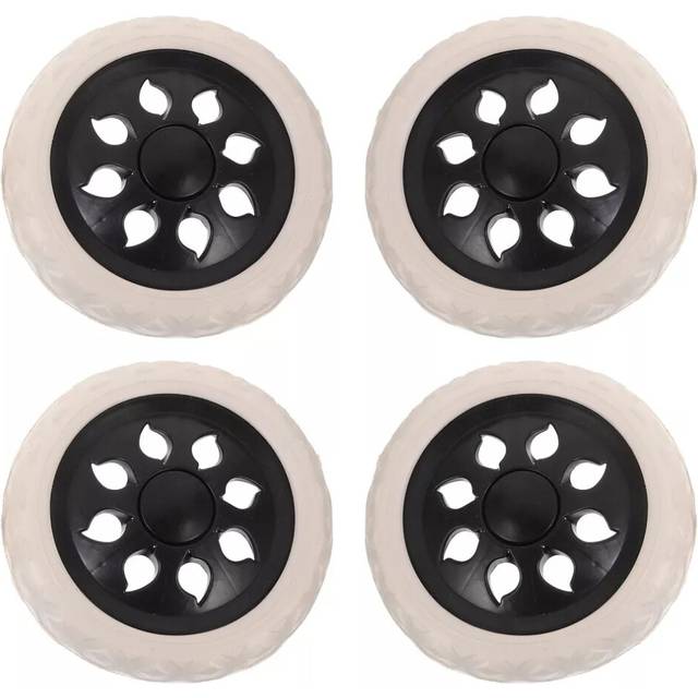 4 Pcs Replacement Wheels for Cart Caster Heavy Duty Shopping Trolley Elderly
