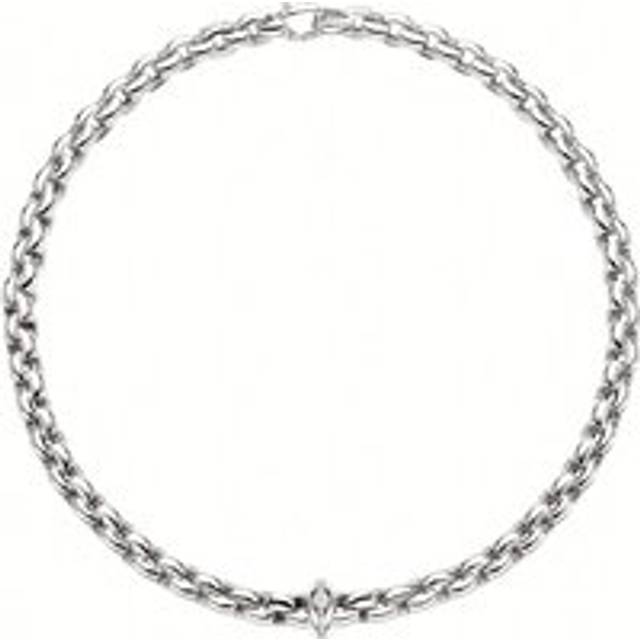 Fope Eka 18ct White Gold 0.19ct Diamond Necklace
