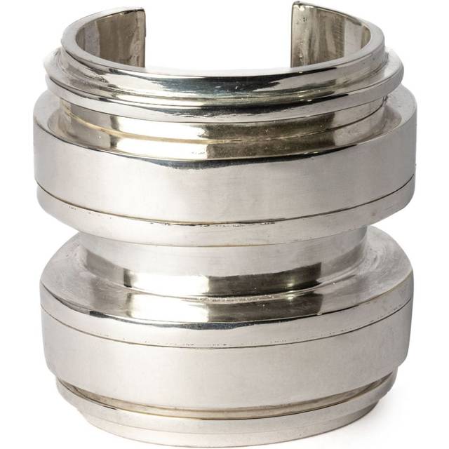 Parts of Four - Ghost Combo cuff bracelet - unisex - Silver Plated Brass - S