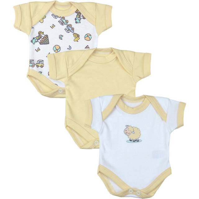 Babyprem premature early baby clothes bodysuits 3 pc lemon toys 1.5lb - 3 months