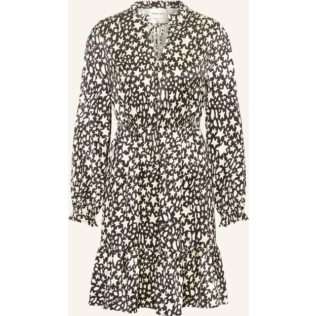 Fabienne Chapot Dorothy Star Print Dress, Black/Creme Brulee