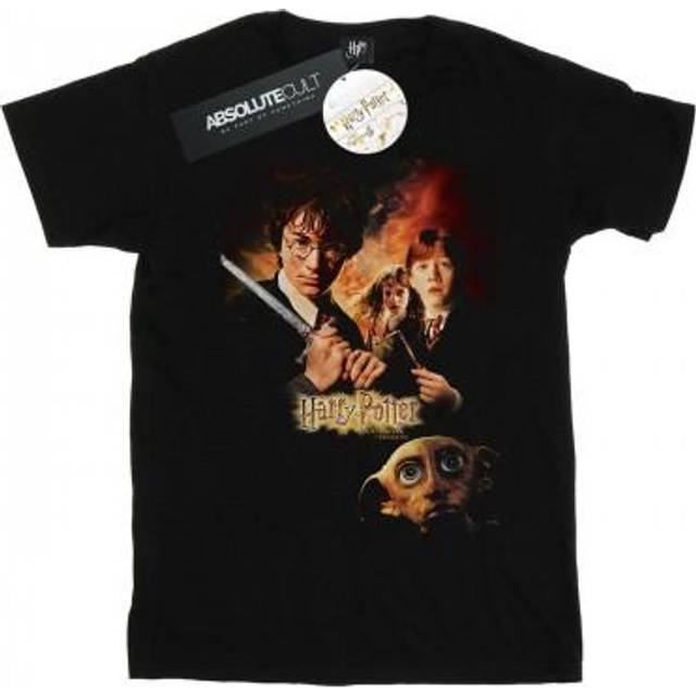 Affisch Harry Potter Girls Hemligheternas kammare T-shirt i bomull 12-13 svart