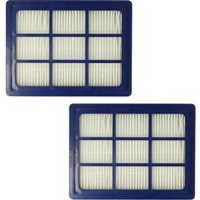 Vhbw - Filter Set 2x Filters compatible with Grundig vcc 9450 a Bodyguard Vacuum Cleaner - hepa Filter, Allergy Filter