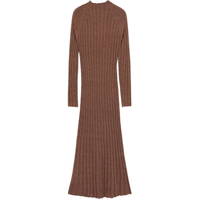 Mango Flurry Ribbed Dress