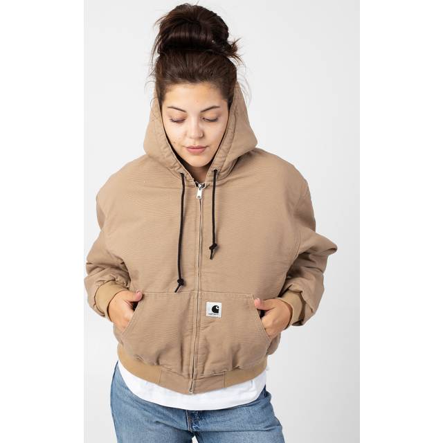 Carhartt WIP - W' Og Active Rinsed Peanut - Jacket - brown - L - 100% Polyester,Shell: 100% Cotton; Lining: 100% Polyester,Canvas