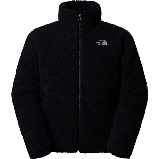 The North Face – 2000 – Svart pufferjacka i teddy – Endast hos ASOS-Svart/a
