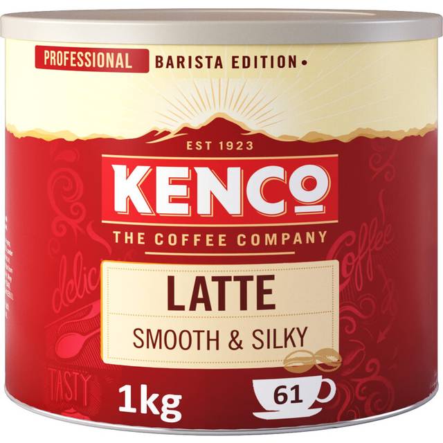 Kenco Latte Instant Coffee 1kg - Tin 1kg (Pack of 1)