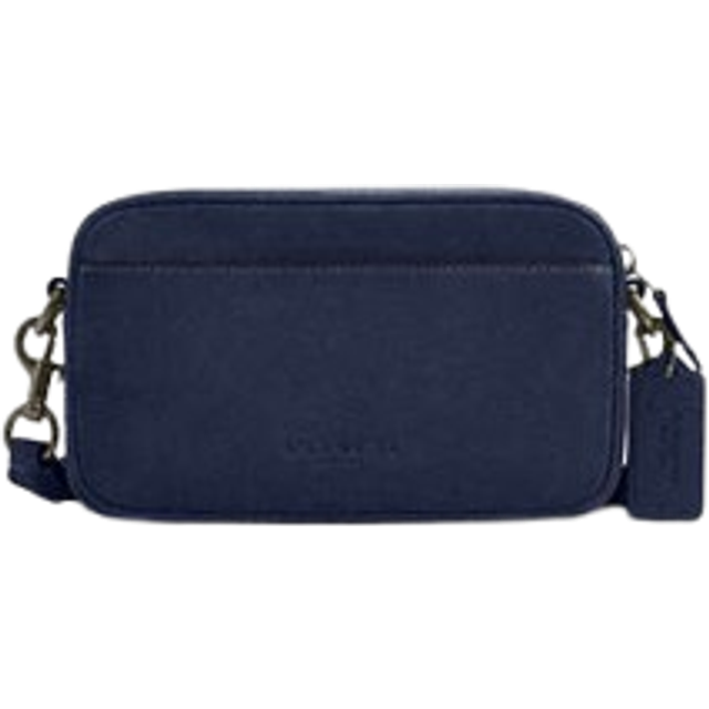 Coach Mens Jayden Crossbody in Suede - Dark Blue - One Size