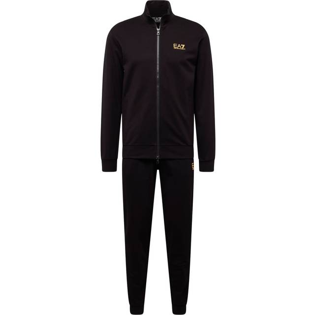 EA7 Emporio Armani Logo Tracksuit Black