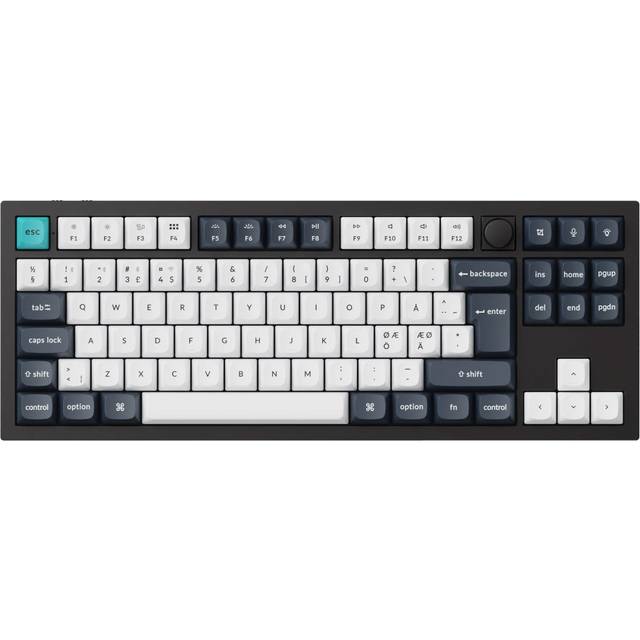 Keychron Q3 Max QMK TKL Trådlöst Mekaniskt Tangentbord [Gateron Jupiter Brown]
