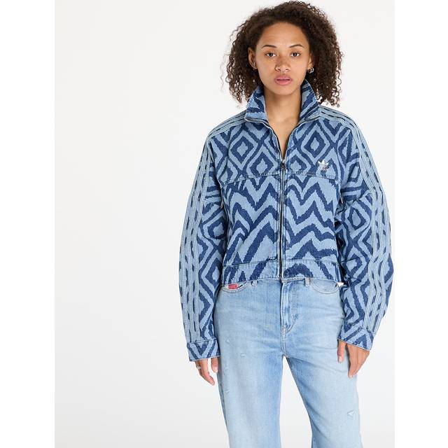 Jacket adidas x Farm Rio Denim Jacket Medium Blue Denim M (M)