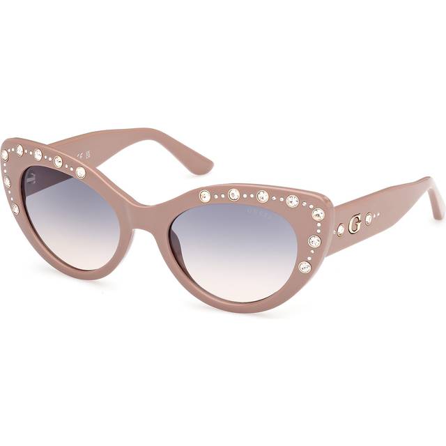Guess Kvinna GU00163 57W Solglasögon Injicerad Beige Blå Cat Eye Normal