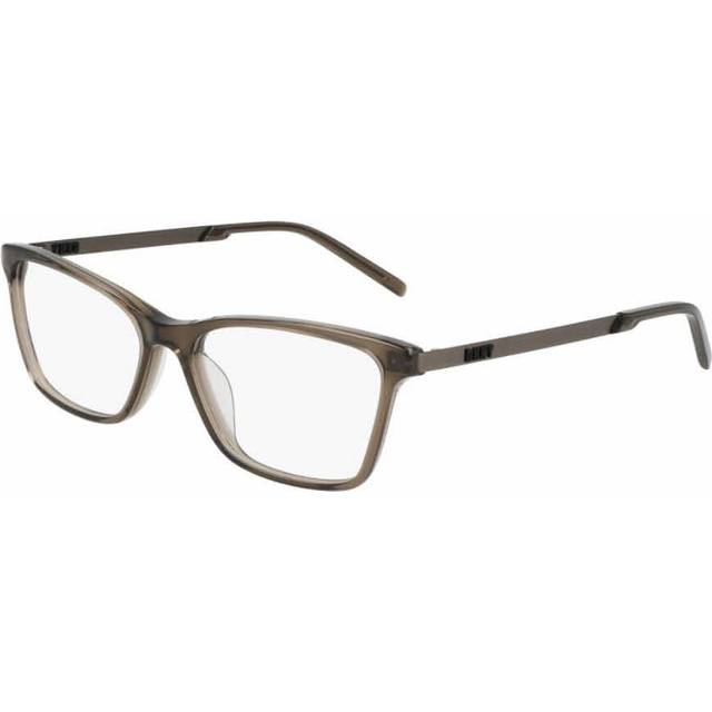 DKNY DK7013 015 Women's Eyeglasses Green Size 54 (Frame Only) - Blue Light Block Available - Transparent Green (54)