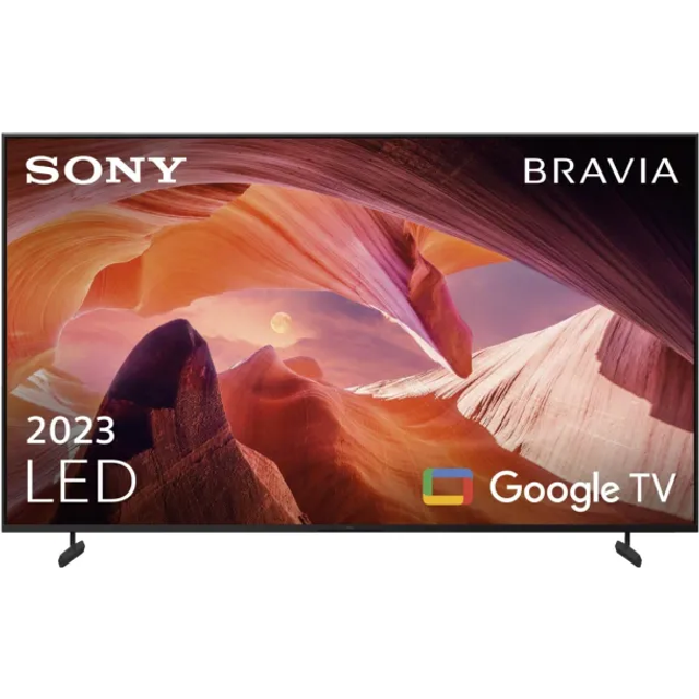 Sony Bravia Professional Displays FWD-75X80L - 75" Diagonal klass (74.5" visbar) - X80L Series LED-bakgrundsbelyst LCD-skärm - med TV-mottagare - digital skyltning - Smart TV - Google TV - 4K UHD (2160p) 3840 x 2160 - HDR - blinkande ram, Direct LED - sva