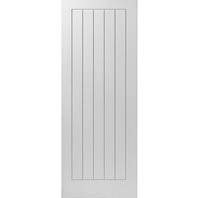 JB Kind Cottage 5 White Moulded Internal Door 1981 x 610mm - JB Kind Doors - 0.6 x 2m