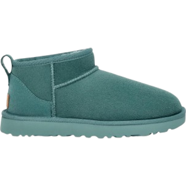 UGG® Classic Ultra Mini Boot for Women in Deep Ice, Size 6, Suede/Polyester/Leather