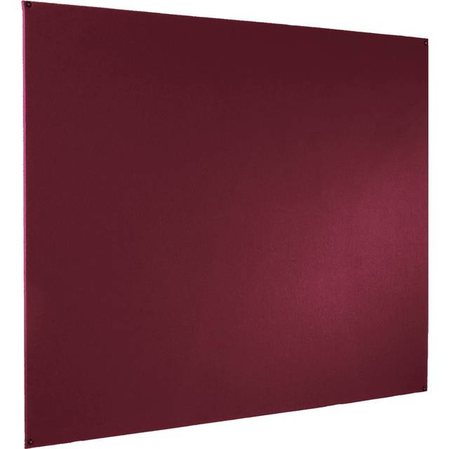 Metroplan Frameless Felt Noticeboard 1200 x 2400mm, Burgundy