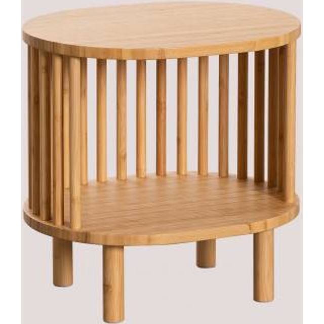 Connery Bamboo Bedside Table Natural Sklum