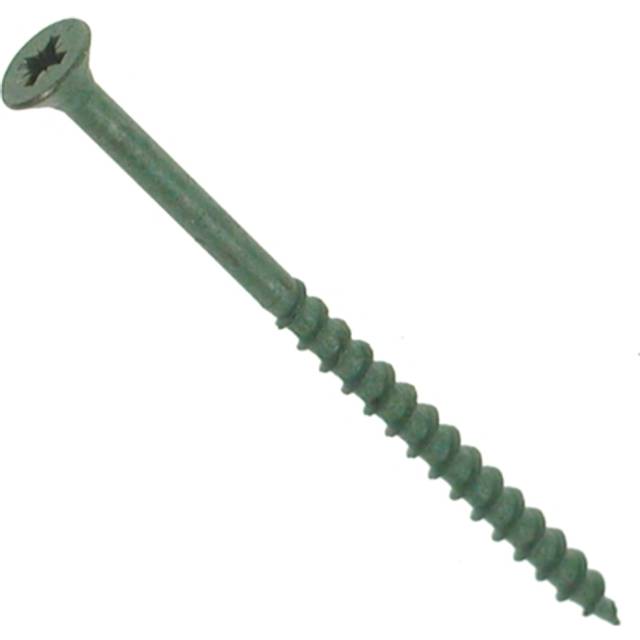 4Trade 5 x 75mm Decking Screw Green Qty 500