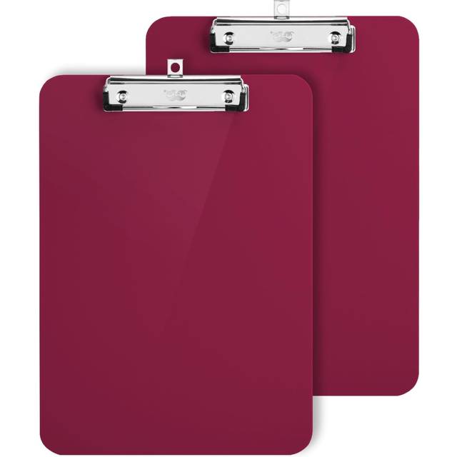 Mr. Pen- Plastic Clipboard  12.5  x 9   2 Pack  Red  Clipboards for Kids & Adults  Clipboards Plastic  Clip Board  Teacher Clipboard  Kids Clipboard