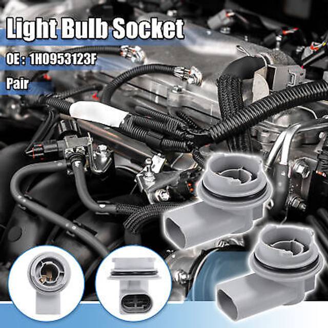 1 pair turn signal light bulb socket light lamp blinker holder base for audi