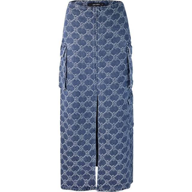 Skirt Daily Paper Zora Denim Cargo Skirt Blue L (L)