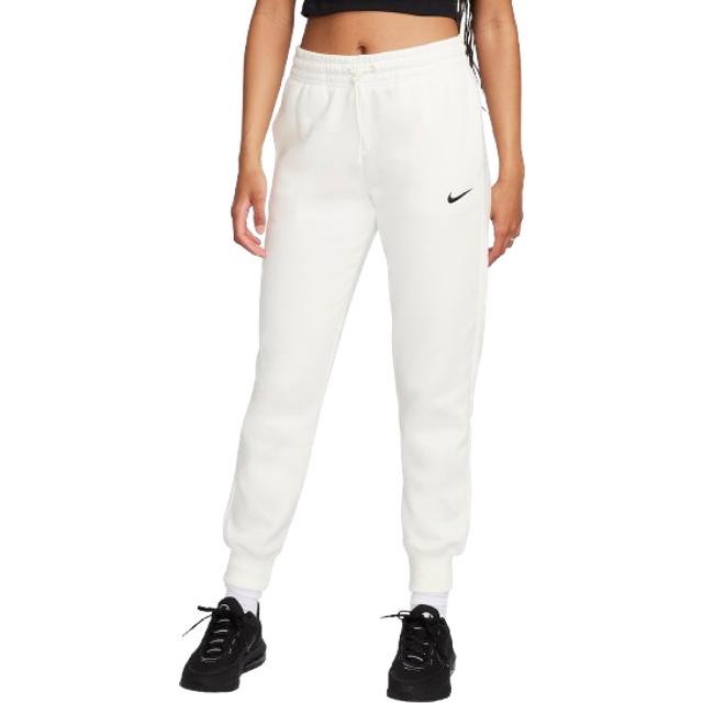 Nike - Women's Phoenix Fleece Mid-Rise Pant - Tracksuit trousers size XL, white/sand