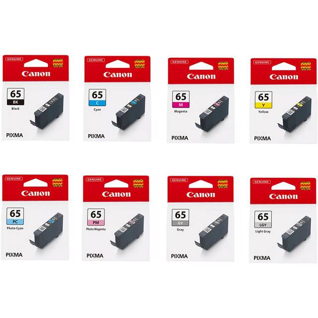 Original Canon CLI-65 8 Colour Ink Cartridge Multipack