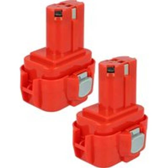 2x Battery Replacement for Makita 9100A, 9101A, 9102A, 9100, 9101, 9102 for Power Tools (3300 mAh, NiMH, 9.6 v) - Extensilo