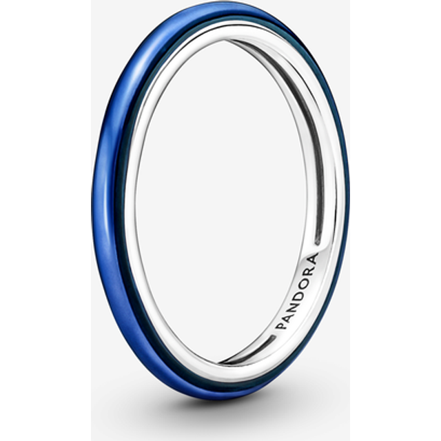 Pandora ME Electric Blue Ring - Enamel / Sterling silver / Blue - Sz. 46