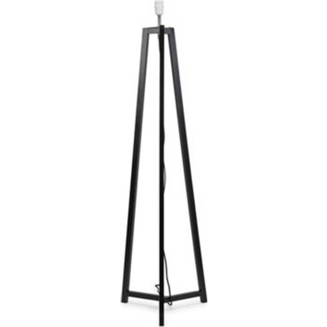 ValueLights Lottie Black Wooden Free Standing Tripod Floor Lamp Base