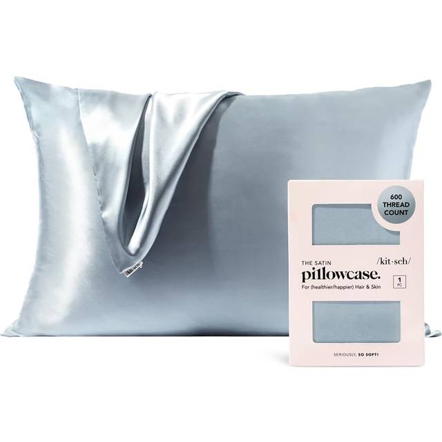 Kitsch Satin Pillowcase Standard Haze Blue