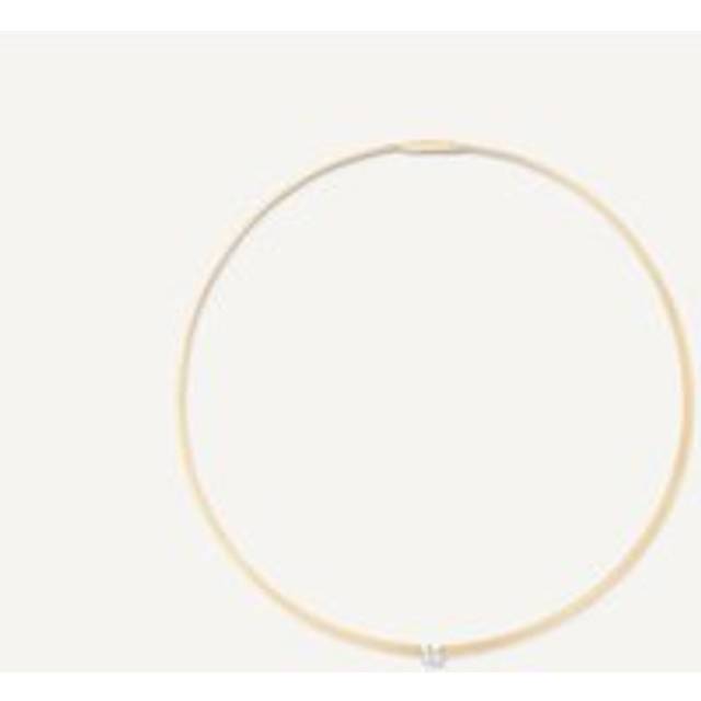 Marco Bicego Masai 18ct Yellow Gold Coil 0.52ct Cushion Cut Diamond Necklace