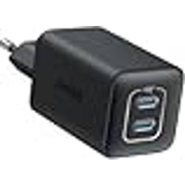 Anker 47 W USB C-laddare, 523 laddare (Nano 3), kompakt GaN snabbladdare med 2 portar för iPhone 14/14 Plus/14 Pro/14 Pro Max/13, Galaxy, Pixel 4/3, iPad/iPad Mini (kabel ingår inte)