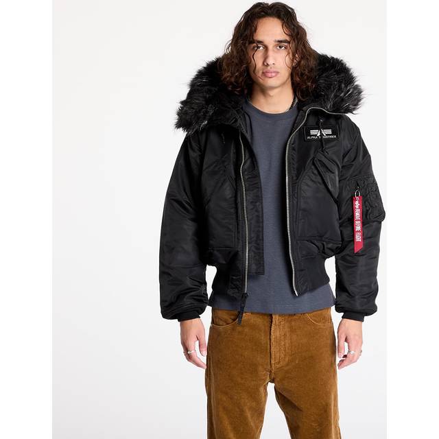 Hooded bomber Alpha Industries 45P - Noir - 2XL