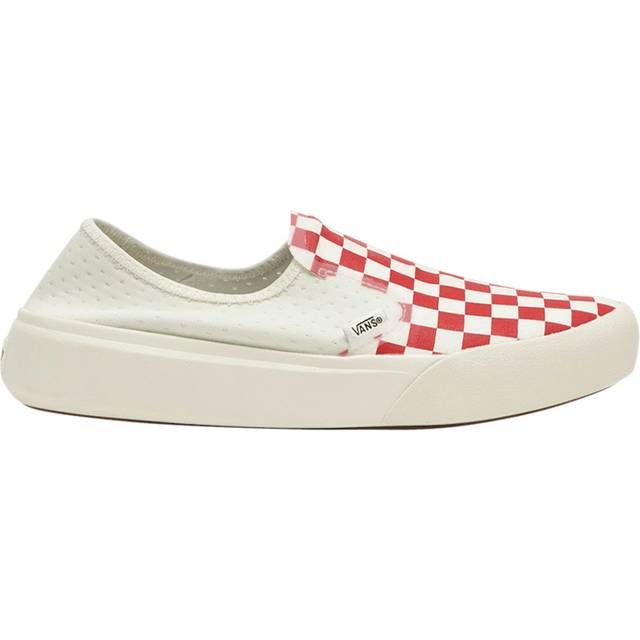 Vans Comfycush Slip-On 'White Red' VN0A45J5BOP - White/Red - 10