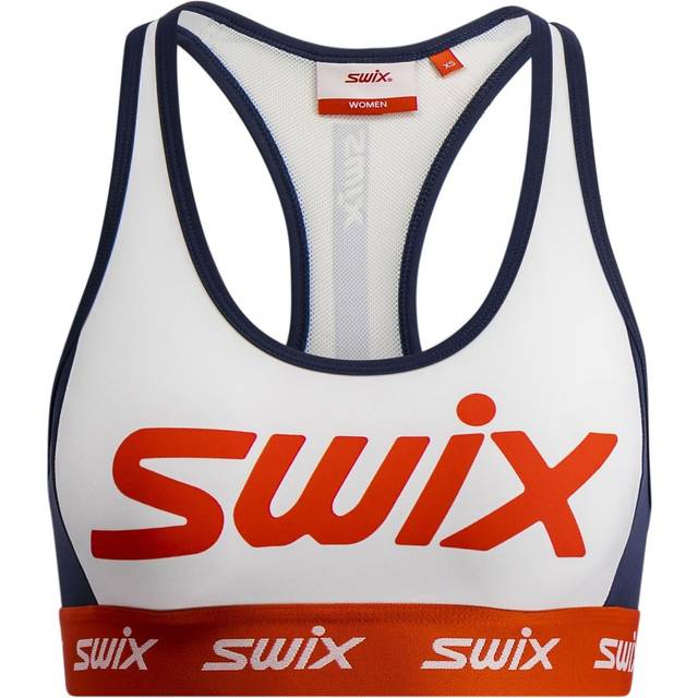 Swix V Roadline Bra W Bright White/Fiery Red (M)