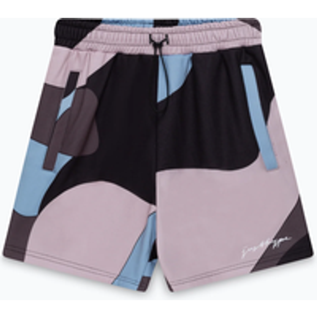 Hype kids multi squiggle camo shorts