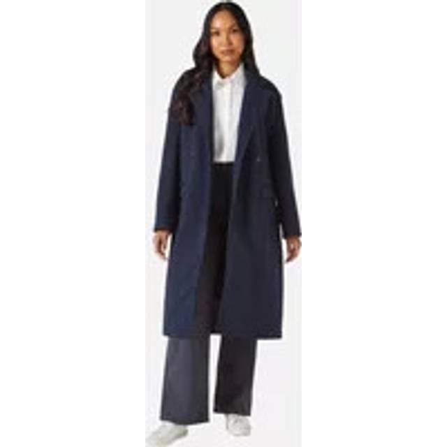 Principles Womens/Ladies Maxi Double Breasted Coat 16 UK Dark blue
