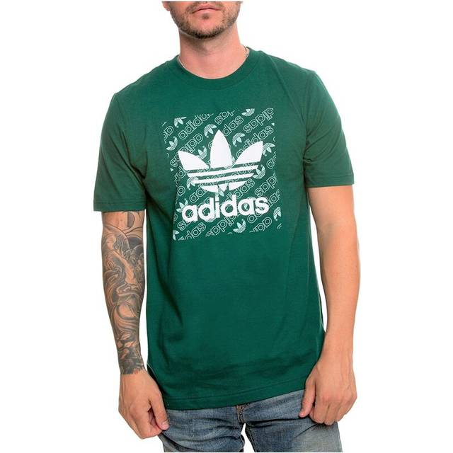 Adidas monogram mens t shirts short sleeve summer crew neck casual cotton tee