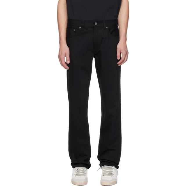 Nudie Jeans Black Gritty Jackson Jeans - Dry Everblack - WAIST US 31x32