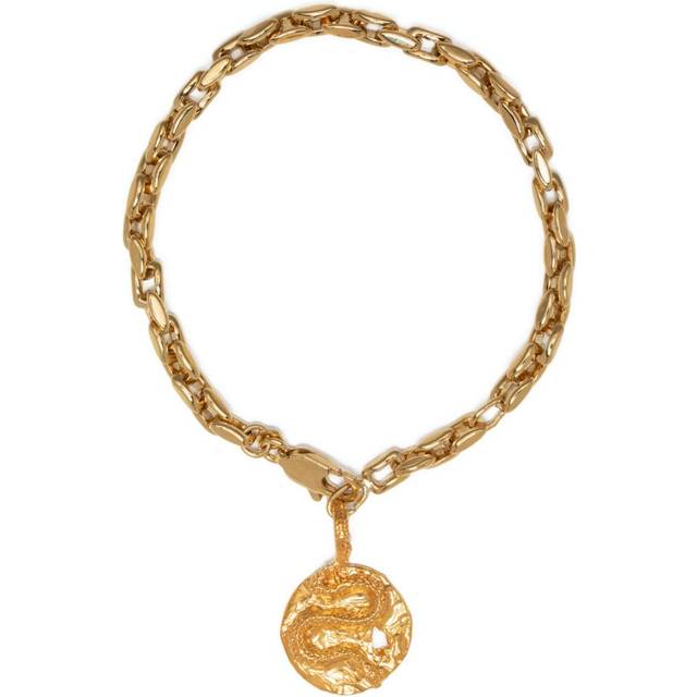 Alighieri - The Medusa Bangle bracelet - women - 24kt gold-plated bronze - S