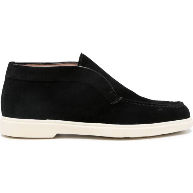 Santoni - suede loafers - women - Suede - 37 1/2 - Black