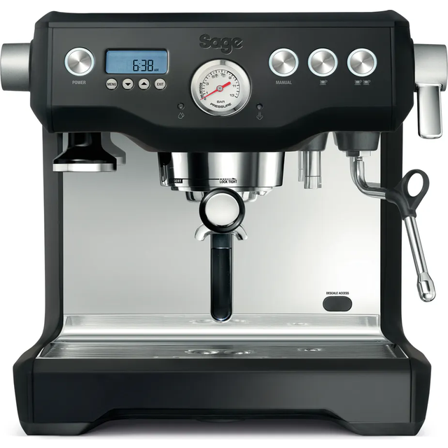 Sage the Dual Boiler SES920BTR Espresso Machine with Milk Frother - Black