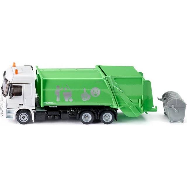 Sopbil - Mercedes-Benz Actros - Grön - 2938 - Siku - 20 cm